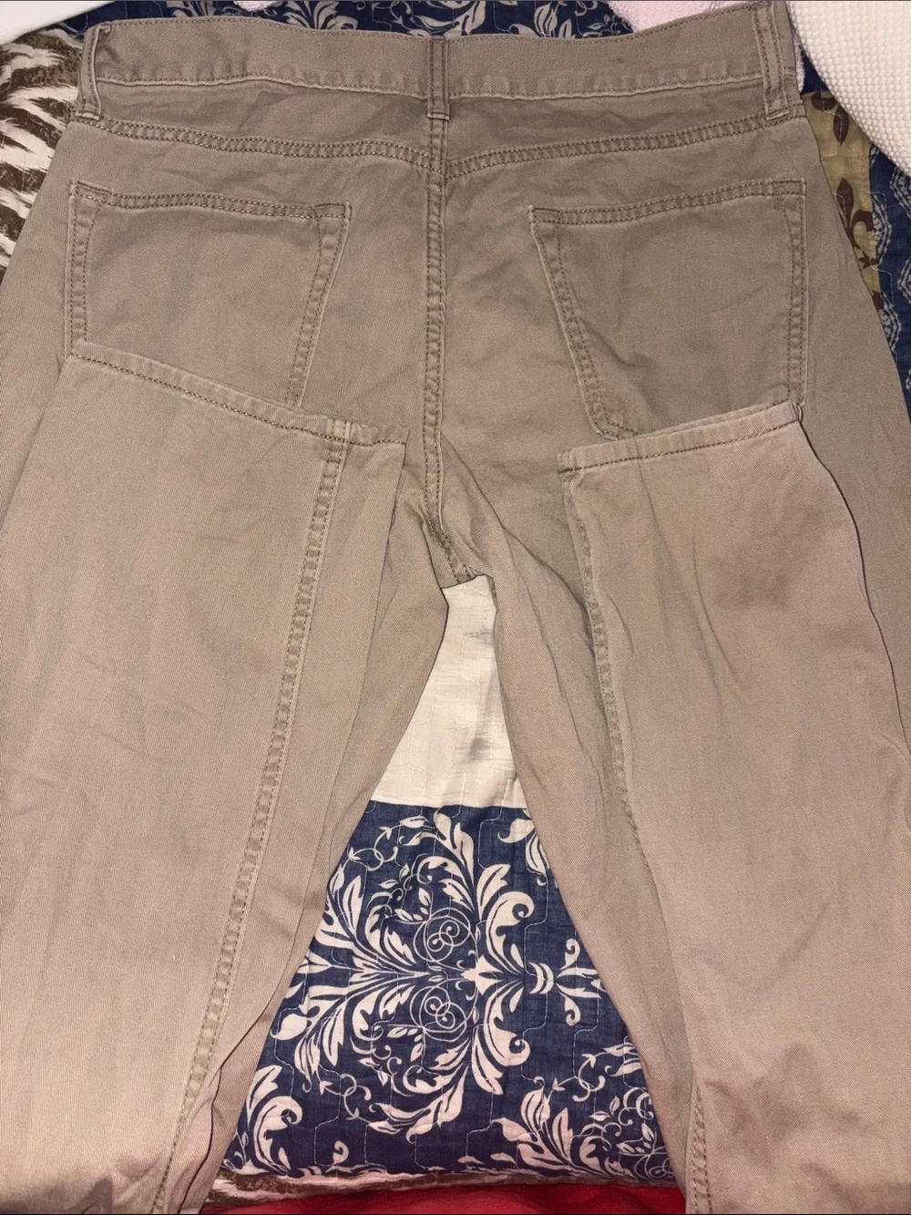 Old Navy Men’s Tan Straight Carpenter Jeans
